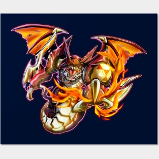 fanart megidramon Posters and Art